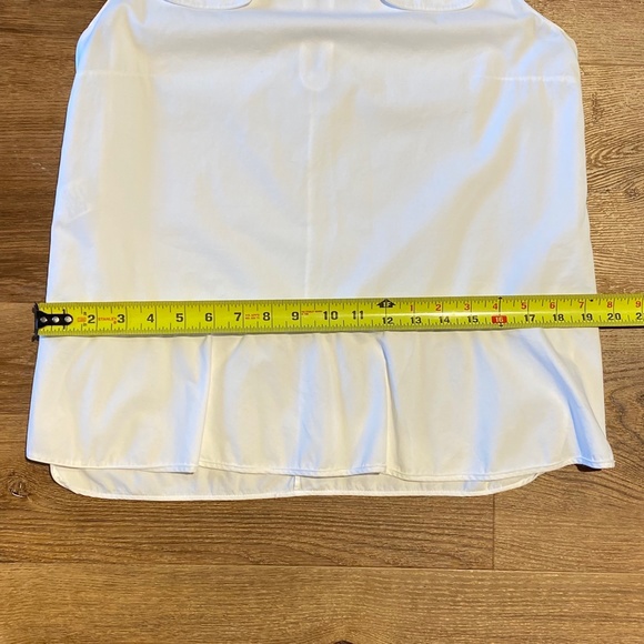 Marni white sleeveless v-neck top tunic blouse size IT42 US6 M - Picture 9 of 14